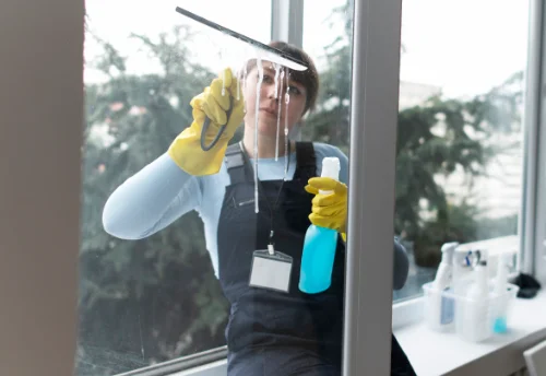 Nettoyage de vitres intérieures et extérieures à Corcelles-les-Arts